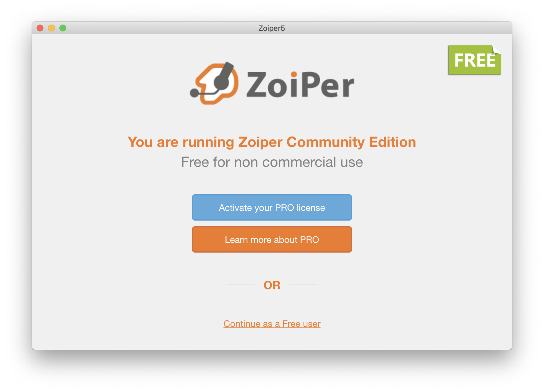 ZoIPer - Login